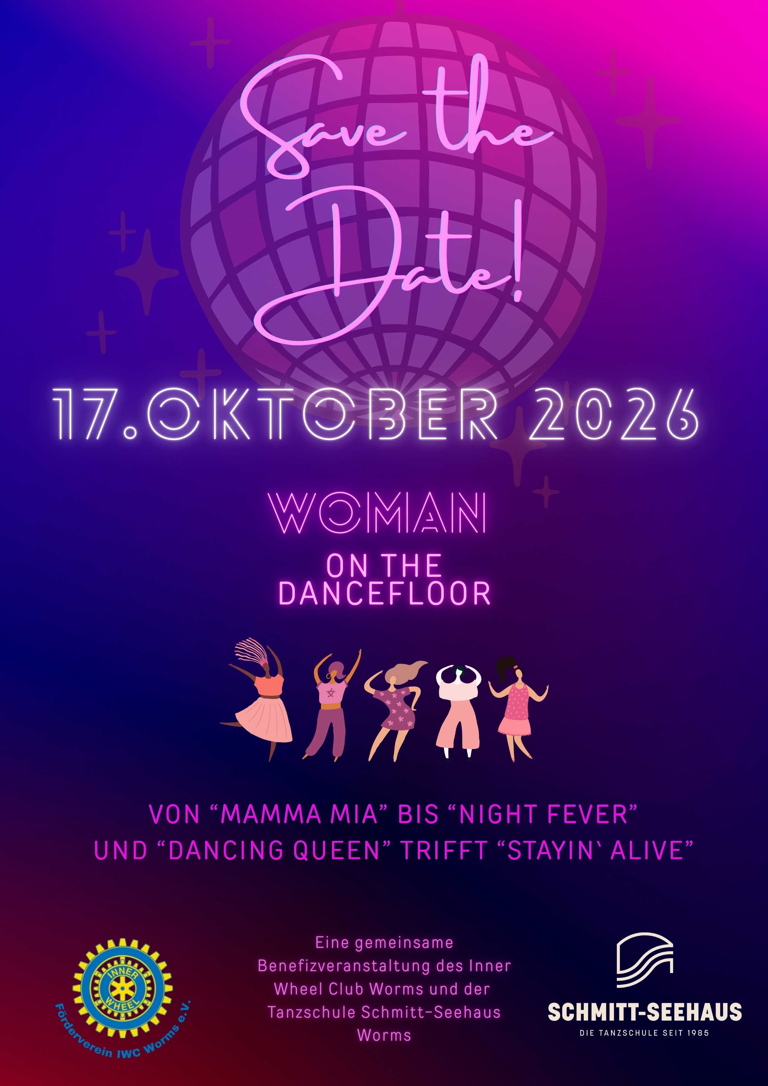 Save the date WOMAN ON THE DANCEFLOOR 2026